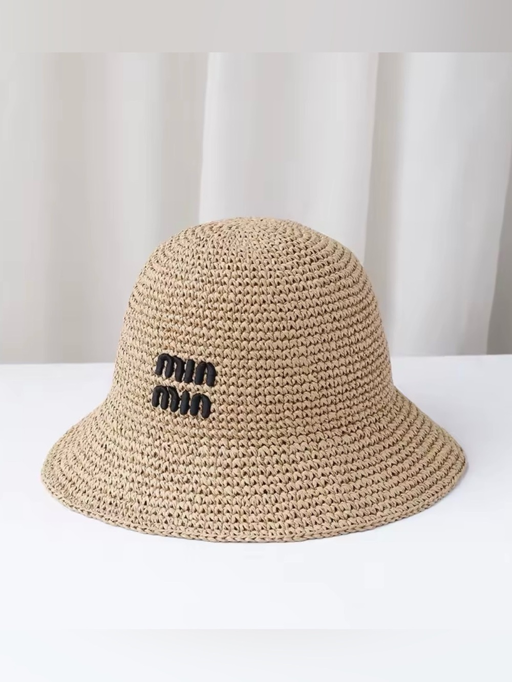 Straw Bucket Hat